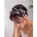 Purple Bridal Wedding Hair Vine - Denifery Natural Stone & Crystal Headpiece - Buy Online on SooperMarket.com