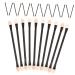 BELLIFFY 30pcs Disposable Eye Shadow Stick Long Handle Eyeshadow Brush Eye Makeup Applicator Tool Plastic