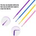 Surplex 400pcs Micro Applicator Brushes for Makeup Nail Art - Purple+Blue+Pink+Yellow - Buy Online on SooperMarket.com