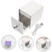 ABOOFAN Nail Polish Storage Para U as Nail Art Tool Nail Tools for Nail Art Nail Nail Organizer Manicure Tools Female White Electric Nail Dust-proof Acrylic 12x8.5cm White - Buy Online on SooperMarket.com