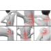 Harayaa 3X Deep Tissue Muscle Roller for Back Neck & Thigh Relief | Handy Massage Tool for Stress & Soreness | International Shipping - Buy Online on SooperMarket.com