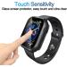 2 Pack Smiling Case with Tempered Glass for Apple Watch Series 9/8/7 45mm - Matte Black - Buy Online on SooperMarket.com