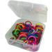 Colorful Iron O-Rings & Stitch Ring Markers for Knitting/Crochet - 100pcs | Small (6mm) Diameter | 10 Colors Included - Buy Online on SooperMarket.com