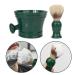 Colcolo Shaving Soap Set - Premium Cream Bowl & Brush Men's Bathroom Accessories Ideal Gift for Friends - Buy Online on SooperMarket.com