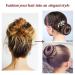 Donut Hair Bun Maker Set - 3 Ring Style Bun Makers + 20 Large Bobby Pins - Black C-Black - Buy Online on SooperMarket.com