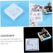 NUOBESTY 2pcs Box Flower Pot Mold Silicone Molds Resin Molds Holder Molds Simple Diy Mold Epoxy Storage Box Whitex2pcs 10.6X10.6X3.3CMx2pcs - Buy Online on SooperMarket.com