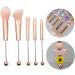 Makeup Brush Set for Women Beaded Rose Gold DIY Faux Fiber Make Up Brushes for Eyeshadow Concealer Eyebrow Foundation Contour Makeup Supplies - Buy Online on SooperMarket.com