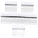Mikinona 72 Pcs Eyeliner Pencil White Eye Liner Pencial Highlighter Pencil Makeup Eyes Lip Liner Wooden Pole