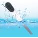 Electric Silicone Bath Brush - Waterproof Vibrating Body Shower Cleansing & Massager - Long Handle Multi-functional Design (Gray) - Buy Online on SooperMarket.com