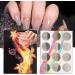 12 Grid DIY Nail Beads Plastic Nail Glitter Rhinestones Nail Art Decoration Manicure Tool Accessory DIY Nail Tip Ornament Beauty Nail Art 3D Decorations - Buy Online on SooperMarket.com