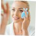 minkissy 32 Pcs Rabbit Ears Facial Brush Lady Facial Brush Skin Care Brush Facial Cleansing Tool Portable Massager Beauty Care Brush Silicone Brush Silica Gel Handheld Miss Light Bluex8pcs 7.5x7.5cmx8pcs - Buy Online on SooperMarket.com