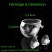 Capetsma Crystal Glass Water Plant Pot for Aquariums - 4 Pack with Suction Cups | Perfect for Red Shrimp & Living Plants | Elegant Aquarium Decoration - Buy Online on SooperMarket.com