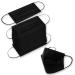 100PCS Black Disposable Face Masks with 3 Layer Protection and Adjustable Ear Loops - Buy Online on SooperMarket.com