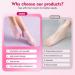 Silicone Socks for Feet - Anti-Slip Moisturizing Foot Mask (4 Pack) + 60g Foot Cream - Soothing Care for Cracked Skin - Skin Color & Pink - Buy Online on SooperMarket.com