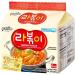 PALDO Rabokki Ramen Korean Topokki Taste Hot & Spicty Instant Noodles 145g (Pack of 4)