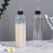 SDOOT Hair Dye Applicator Bottles - 2 Pack, 16.9oz with Twist Cap & Scale, Clear - Buy Online on SooperMarket.com