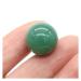 Natural Crystal Rough 16mm Round Natural Crystal Quartz Transfer Ball Polished Gemstone Beads Specimen DIY Jewelry Home Natural Stone (Color : Green Aventurine Size : 1PC)