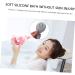 FRCOLOR Silicone Bath Brush Set for Kids and Adults - Exfoliating Body and Scalp Scrubber for Gentle Massage and Deep Cleaning - Buy Online on SooperMarket.com