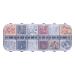 12 Grids Halloween Soft Pottery Pieces 3D Nail Stickers Nail Decals Nail Sequins For Nail Decoration Crafting