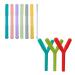 6 Pack Baby Teething Toys 6 to 12 Months + 3 Pack Y Shape Baby Teether Toy