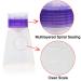 2 Pack Acetone Lockable Alcohol Pump Dispensers 180ml - Easy One-Touch Dispensing for Nail Polish, Makeup Remover, Toner - Empty Bottles - Buy Online on SooperMarket.com