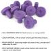 Reefing Art Ceramic Coralline Purple Coral Frag Plugs 30 Pack Tiles for SPS LPS - Buy Online on SooperMarket.com