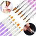 Buy Ebanku 14 PCs Professional Nail Brush Set for Gel & Acrylic Nail Art - International Shipping Available - Buy Online on SooperMarket.com
