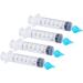 Portable Ear Irrigation Syringe Set - 4pcs Flared Head Soft Tip 20ml 30ml - Buy Online on SooperMarket.com