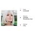 HAIRCUBE Creamy White Short Bob Wig with Bangs - 12 Inch Heat Resistant Synthetic Wig for Women - Buy Online on SooperMarket.com