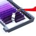 Ombre Purple Colored Eyelash Extensions 14mm D Curl Easy Fan 0.07mm | Gradient Colored Lashes for Volume | Self Shadow Premade Lash - Buy Online on SooperMarket.com