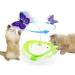 All for paws 2 in 1 interactive cat toy to roll down flutter interactive cat toys with rolling balls automatic kitten spinner toys for indoor cats 2 in 1 interactive cat butterfly toy