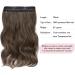 Invisible Wire 12 Wavy Synthetic Hair Extension - Dark Ash Brown - Buy Online on SooperMarket.com