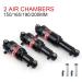 JFOYH Air Shock Absorber for MTB/E-Bike/Scooters - Adjustable Damping Rear Shocks | 150mm Eye to Eye Length | 35mm Travel - Buy Online on SooperMarket.com