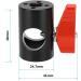 CAMVATE Light Stand Head Adapter with ARRI 3/8 -16 Thread Hole and 4 Locating Hole - Red | 3113 - Buy Online on SooperMarket.com