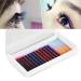 Rainbow Colorful False Eyelashes - Gradient Individual Eyelash Extensions (12mm) for Stunning Looks | Shop Internationally - Buy Online on SooperMarket.com