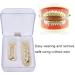 Denture Sets Dental Decorative Brackets Hip Hop Dental Supports Hip Hop Dental Decorations(Gold) - Buy Online on SooperMarket.com