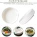 MAGICLULU 4 Pcs Sauce Dish Vinegar Dish Olive Oil Dipping Dishes Appetizer Dishes Japanese Soy Sauce Dishes Small Ceramic Bowls Sauce Serving Dipping Bowls Fries Cooking Ceramics re-usable 9X9X2.5CMx2pcs Whitex2pcs - Buy Online on SooperMarket.com