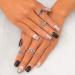 Sethexy Square Black False Nails - 24 Medium Acrylic Nail Tips for Women & Girls | Banish White Fingernails - Buy Online on SooperMarket.com