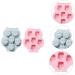 Ciieeo 2pcs Silicone Mold Clay Molds Handmade Making Mold Candy Trays Pan Cookie Baking Molds Muffin Cupcake Mold Animal Baking Spring Silicone DIY Silica Gel Chocolate Mold Self Made 12.7x10.7x1.7cm Blue - Buy Online on SooperMarket.com