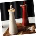 Zerodeko Condiment Bottles Kitchen Gadget Kitchen Things Condiment Canister Soy Sauce Can Kitchen Sauce Holder Liquid Condiment Dispenser Jug for Oil Vinegar Cruet Syrup Ceramics Olive Oil 5X15CM Beige - Buy Online on SooperMarket.com