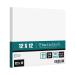 12 x 12 Square Cardstock | 80lb Cover White Thick Card Stock Paper - Smooth Finish | For Scrapbooking Arts and Crafts Wedding Invitations Bussines Cards | 50 Cards Per Pack 12 x 12 Inches