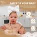Yum Yum's Set of 6 Baby Feeding Set - Suction Bamboo Plates, Bowl, Wooden Spoons, Bibs | Kids Pink Weaning Set - Buy Online on SooperMarket.com