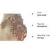 Sparkle Rhinestone Applique Beaded Patch for Wedding Dress - Rose Gold Crystal Neckline Accessory - Buy Online on SooperMarket.com