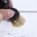 EXCEART Shoe Brush Cream Applicator Wooden Shoe Shine Brushes Polish Paste Jar Dauber Bristles Shaft Slotted for Boots Shoes & Other Leather Care - Buy Online on SooperMarket.com