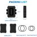 MOOFIT CS9 Speed & Cadence Sensor - Bluetooth & ANT+ Wireless Bicycle Sensor IP67 Waterproof Compatible with Wahoo Zwift Peloton Coosporides Rouvy - Black (1 Pack) - Buy Online on SooperMarket.com