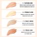 2 in 1 Concealer Pencil Stick for Full Coverage - Waterproof Dual-Sided Face and Eyebrow Concealer Crayon for Dark Circles, Blackheads - Professional Makeup Highlighter with Brush - Natural Shade - Buy Online on SooperMarket.com