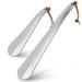 ONEKOO Shoe Horn Set, Long Short Shoe Horns Set, Portable Travel Shoes Horn, Stainless Steel Long Metal Shoe Horn, Shoe Helper for Men, Shoe Spoon for Women, Metal Shoe Helper for Kids or Seniors