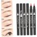 Eyeliner Stamp Double-Head Stamp Eyeliner 2 in 1 Double-Head Waterproof Liquid Eyeliner Pen Make-Up Tool Black Heart - Buy Online on SooperMarket.com