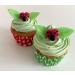 Holly Cupcakes 12 Cute Sugar Ladybirds & 12 Pretty Wafer Leaves - Buy Online on SooperMarket.com