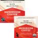 Sun Alchemy Mushroom Coffee, Energize with Organic Fair-Trade Coffee, Lions Mane, Reishi, Chaga & Cordyceps Mushrooms - 12 Sachets